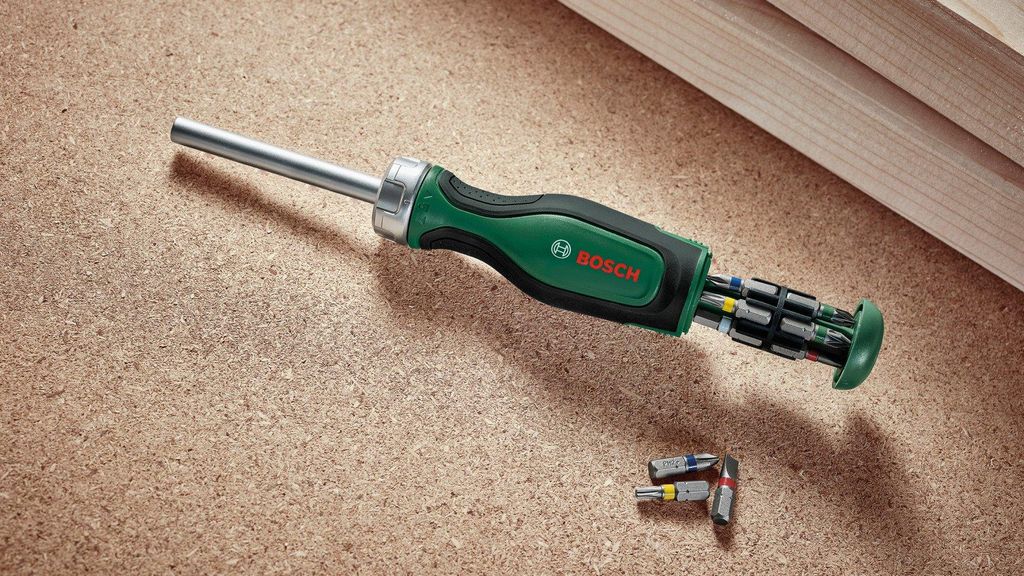 Bosch Ratschenschraubendreher 12-teilig Produktbild 