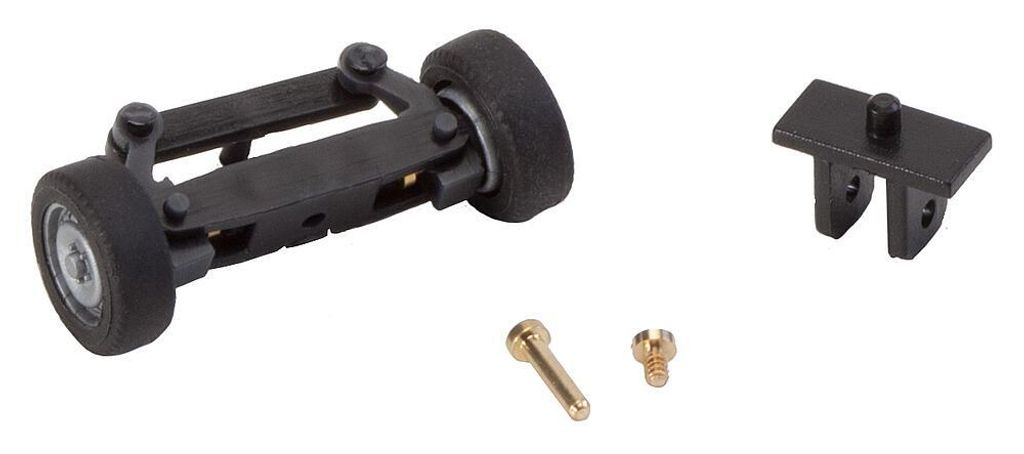 Faller Car System 163001 - H0 Vorderachse, komplett montiert für Sprinter (mit Rädern) - Neu