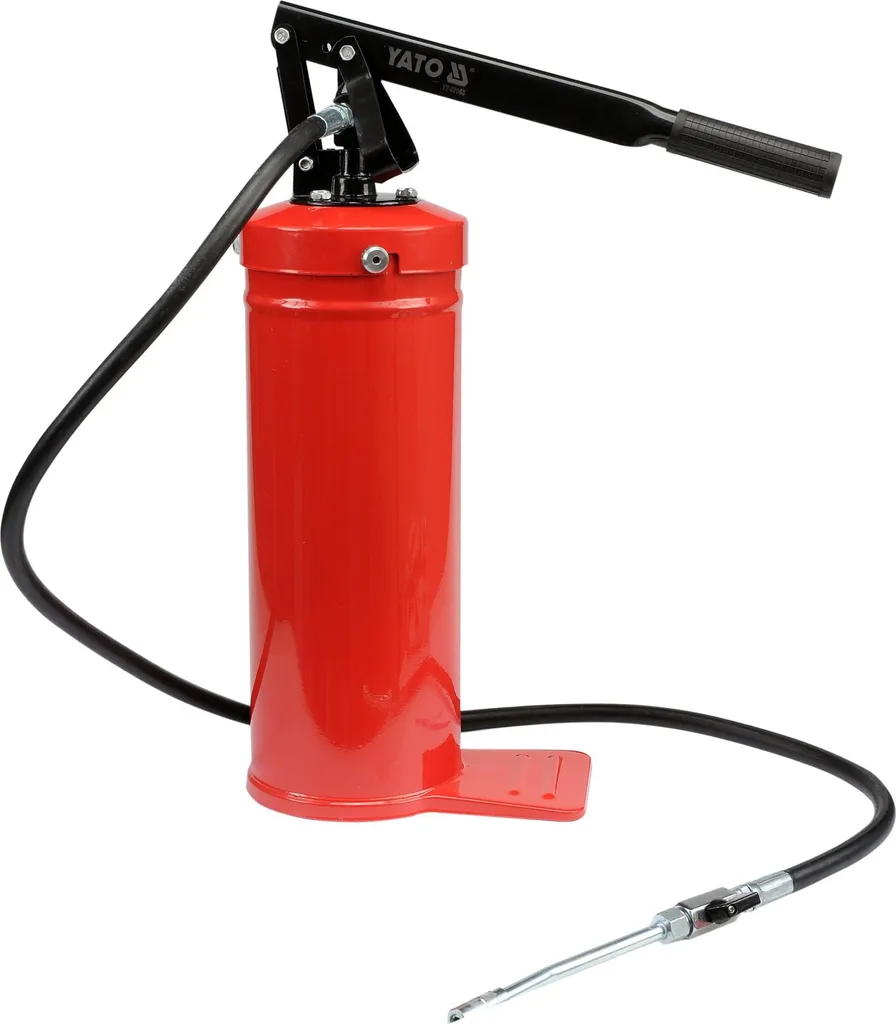 Pompa à graisse robuste 8 kg - Système manuel avec flexible renforcé