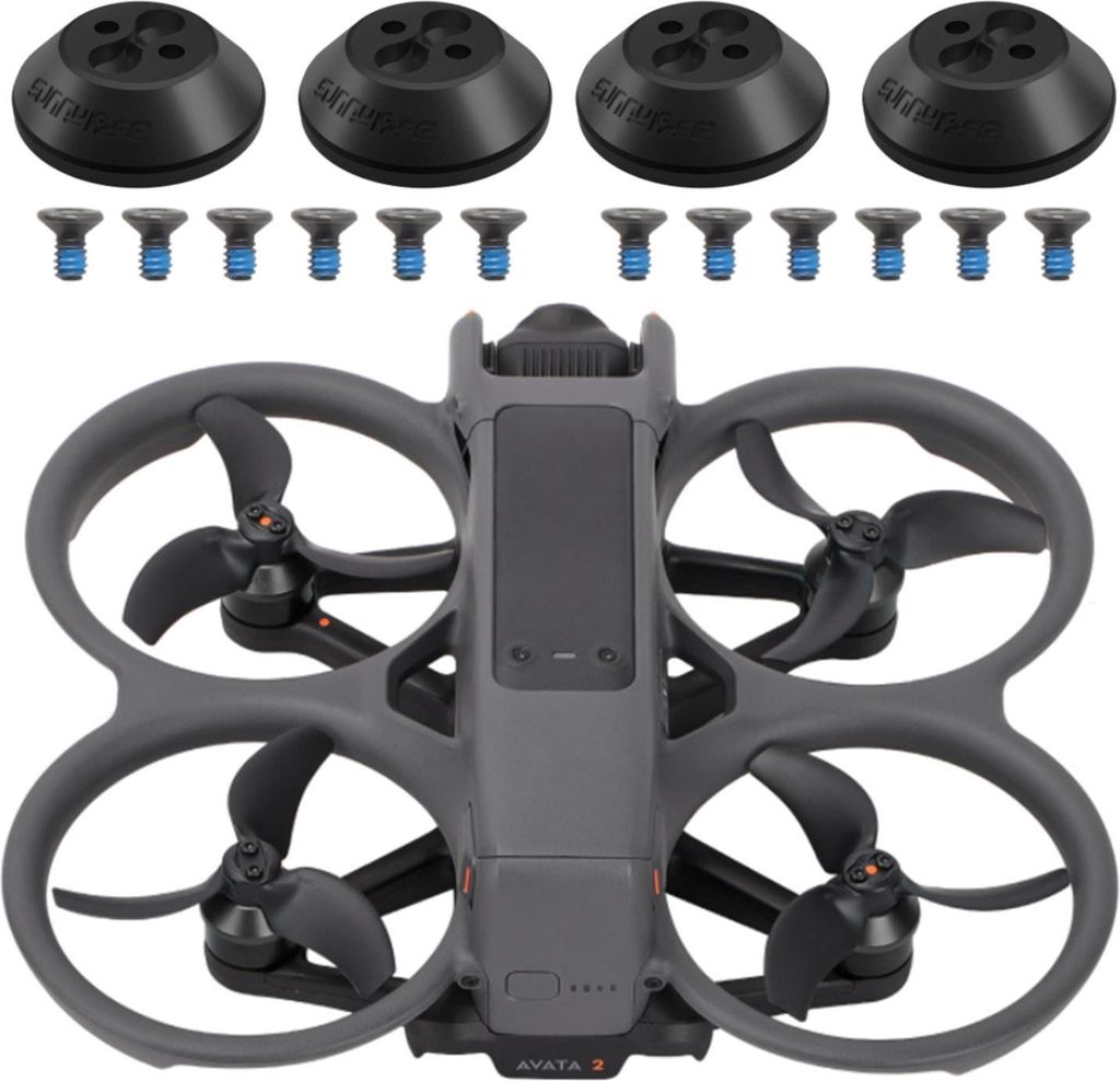 Motorschutz für DJI AVATA 2 Drohnenmotoren - SCHWARZ