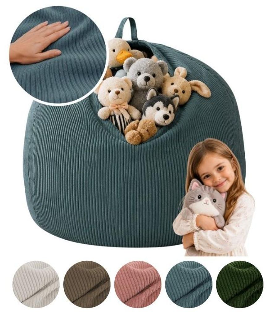 MEBLE ODNOWA, Kinder-Pouf, Spielzeug-Organizer, Produktbild 