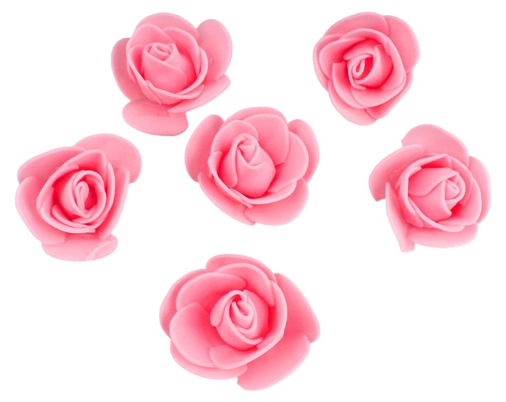 500 Stück Mini-Kunstrosen aus Schaumstoff, kleine Rosenköpfe für DIY-Blumenarrangements, Wandgirlanden, Hintergründe, Hochzeiten, Brautpartys u...
