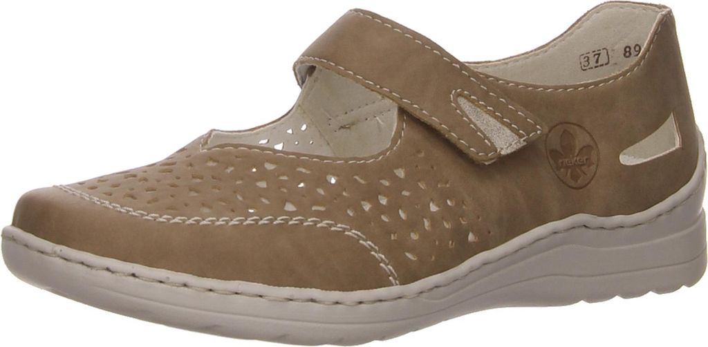 Rieker Spangenschuhe in beige, Gr. 37