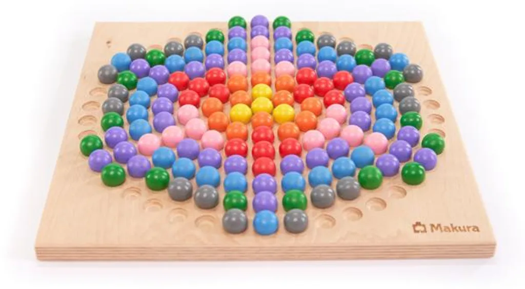 EDUPLAY 120959 Jeu de billes multicolore en verre pour enfants 16mm