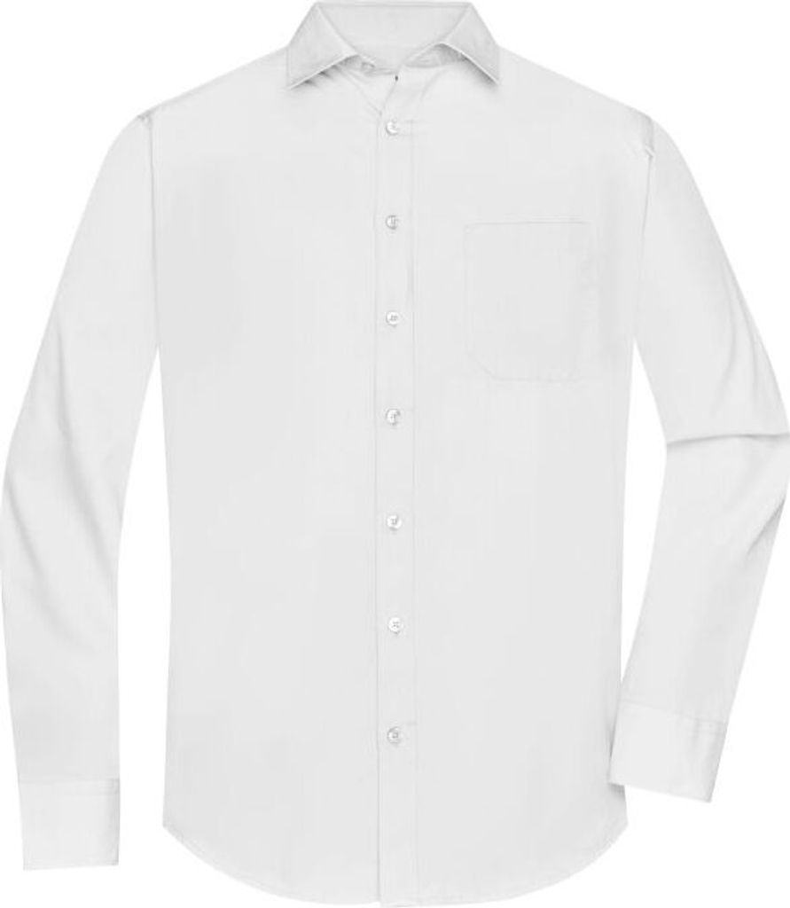 Klassisches Shirt aus pflegeleichtem Mischgewebe white, Gr. 3XL