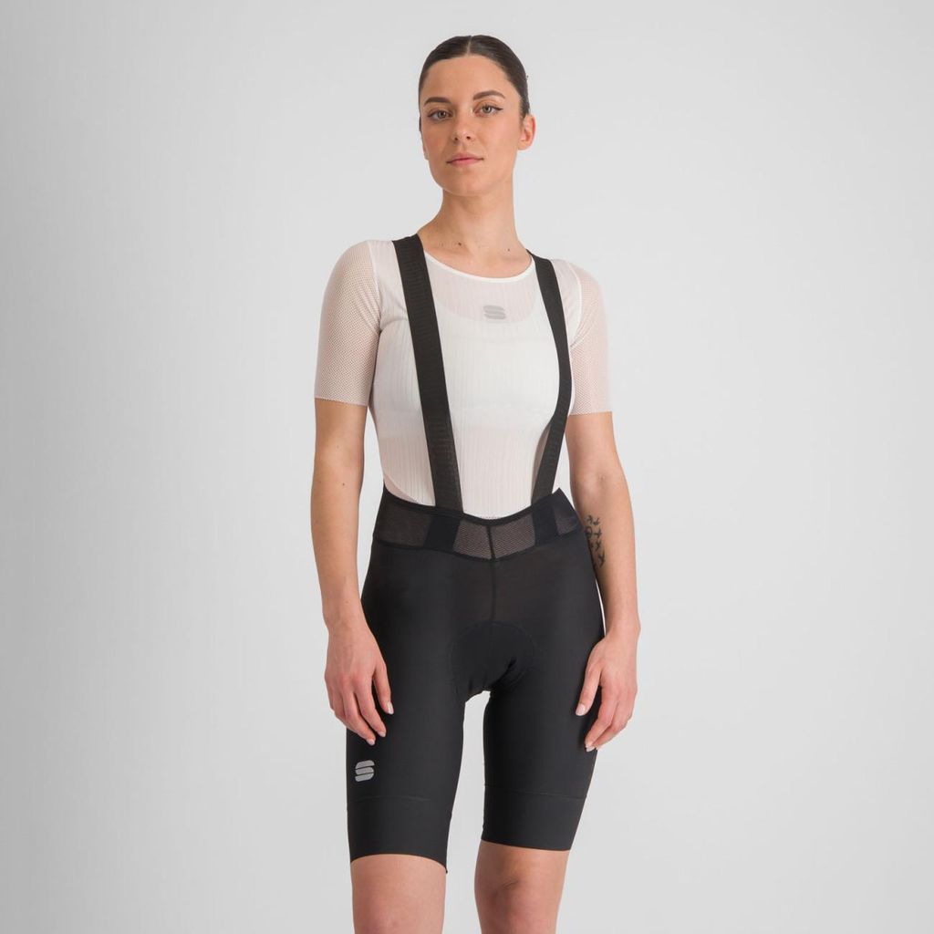SPORTFUL Kurze Fahrradhose mit Trägern - SRK - Schwarz M