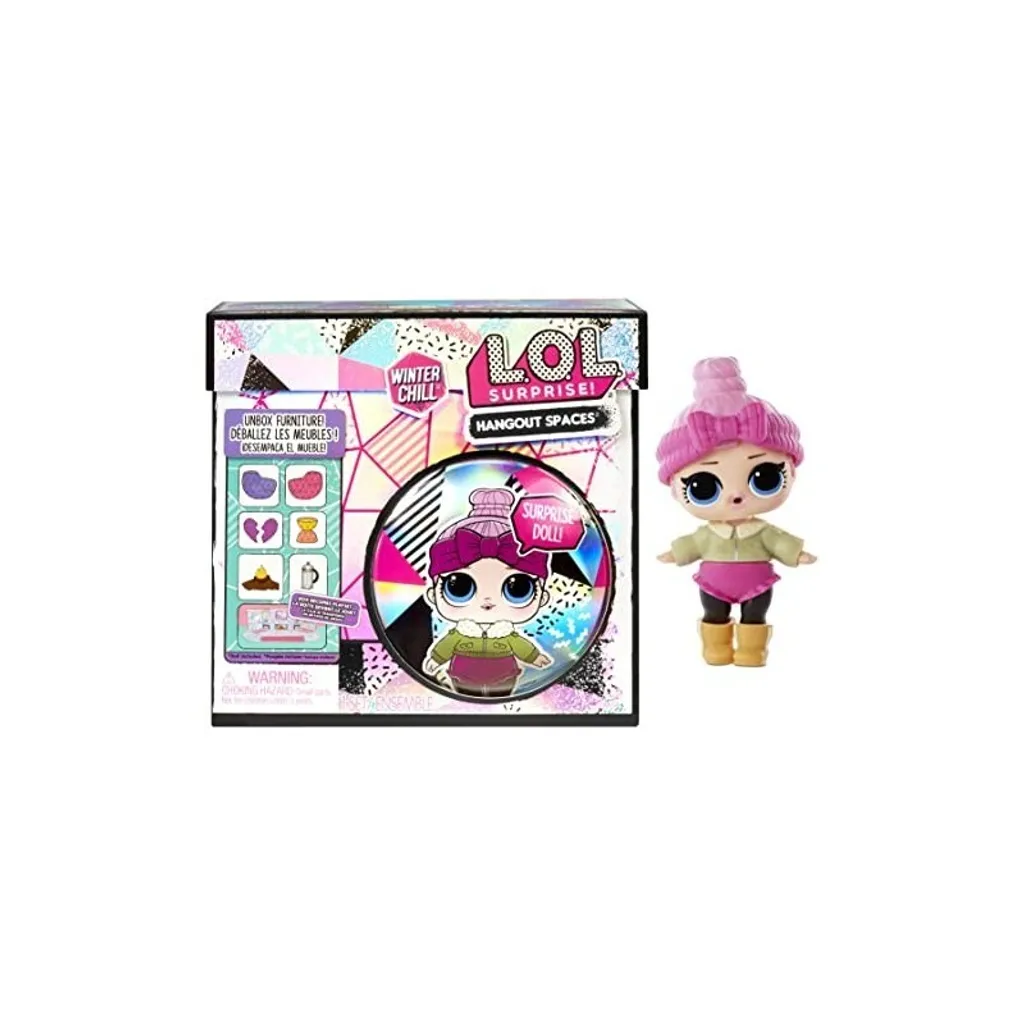 MGA Entertainment 576624EUC L.O.L. Surprise Winter Chill Spaces Playset con bambola - Cozy Babe
