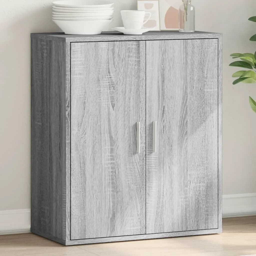 vidaXL Credenza Grigio Sonoma 79x38x80 cm - Mobile in Legno Robusto