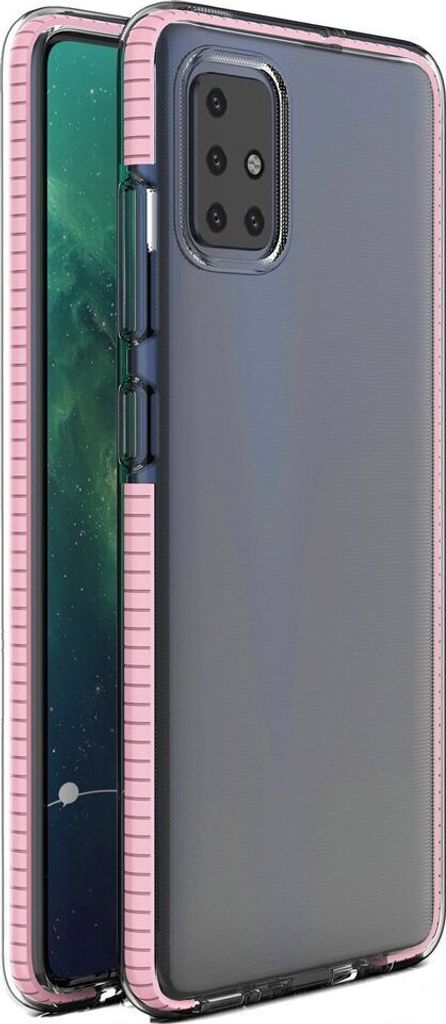 Spring Hülle clear TPU für Samsung Galaxy A21s - Hellrosa KP8746