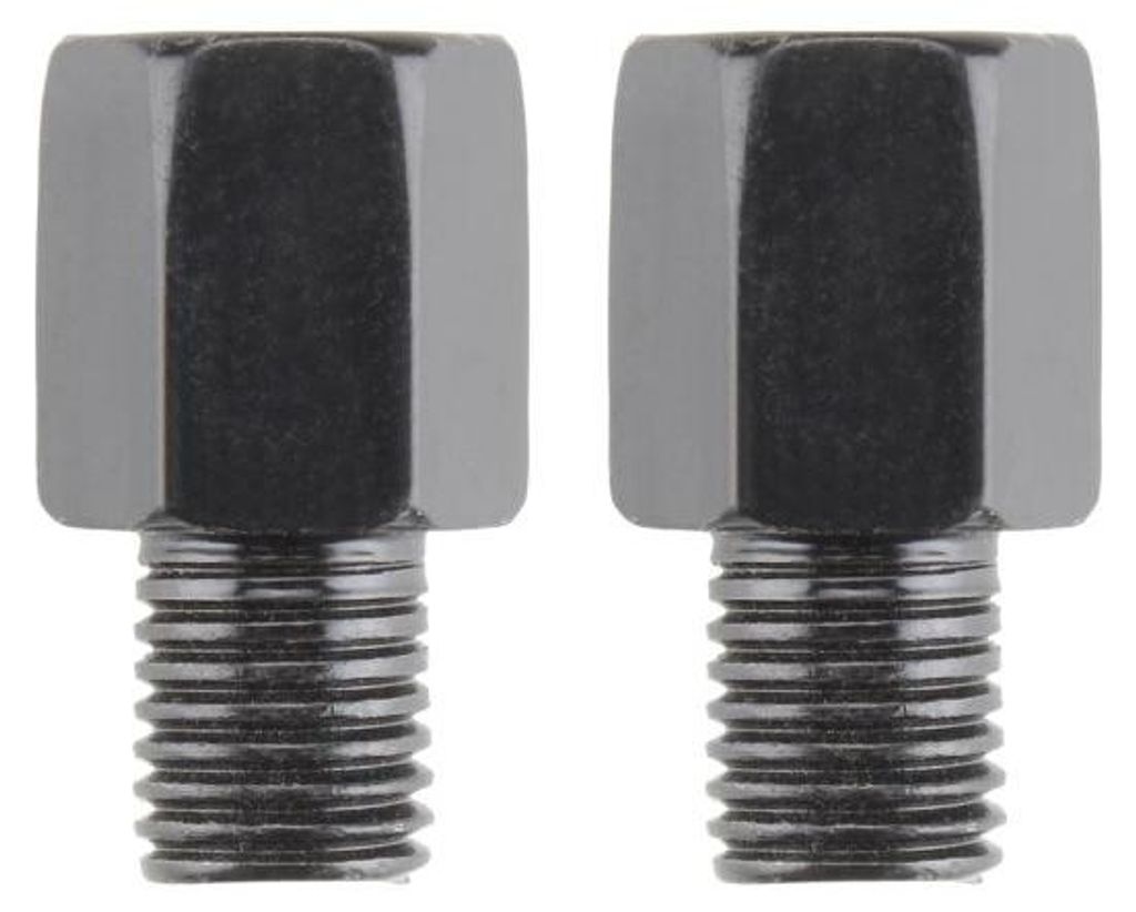 2x Spiegeladapter schwarz (Spiegel: M8 Rechtsgewinde / Lenker: M10 Rechtsgewinde) - Citomerx