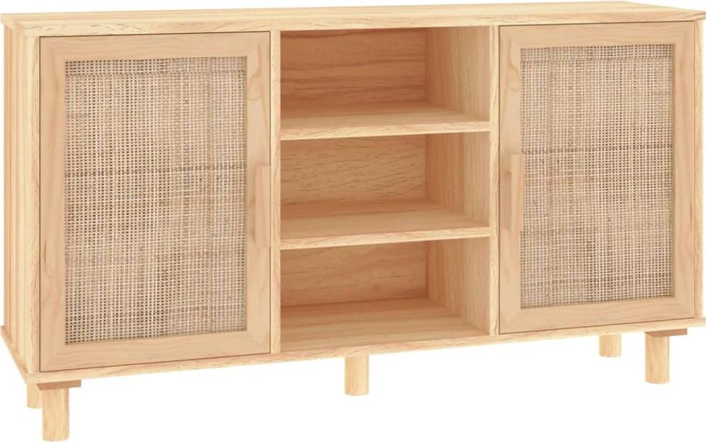 vidaXL Příborník hnědý 105x30x60 cm Borovicový masiv a Obrázek produktu 