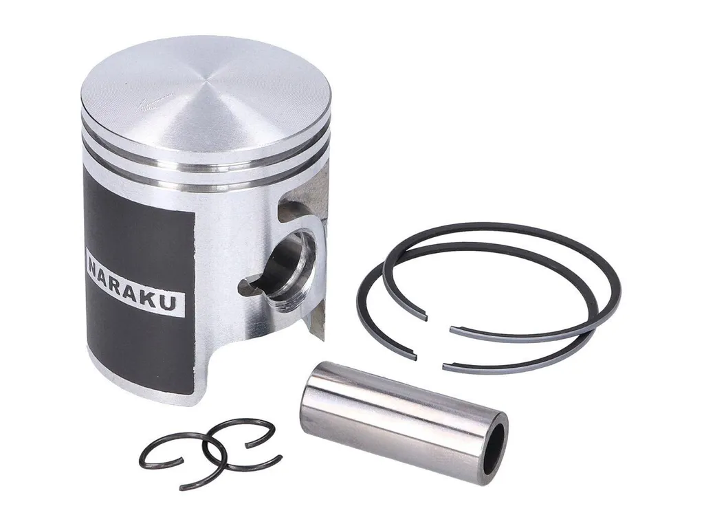 Piston NARAKU avec segments et axe pour moteur Piaggio D50 performance