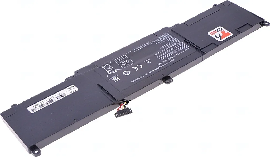 Batterie T6 Power Asus UX303, BX303, RX303, U303LA, TP300LA, 4000mAh, 46Wh, Li-pol, 3 celle
