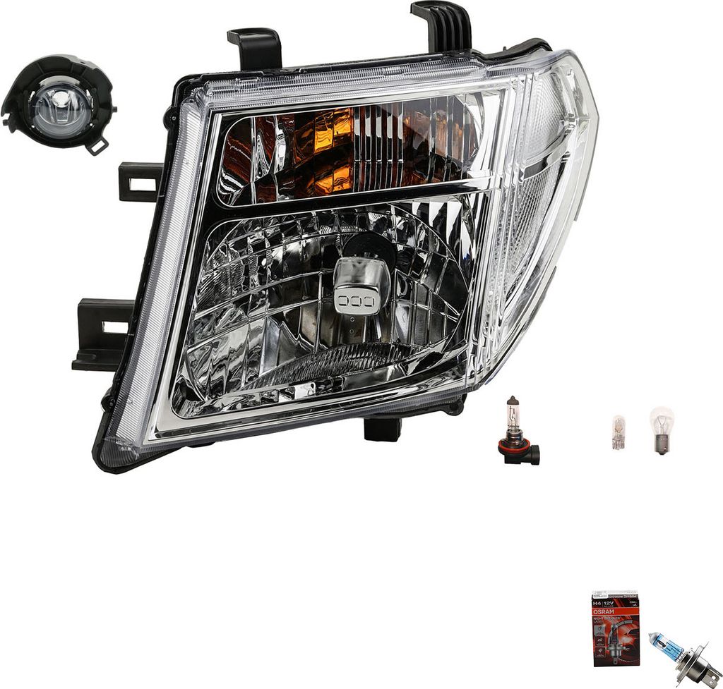 Johns, Scheinwerfer Osram Night Breaker Laser passend für Nissan Pathfinder R51L 05-09 26060EB300 26060EB30A 26155EA500 26155EA525