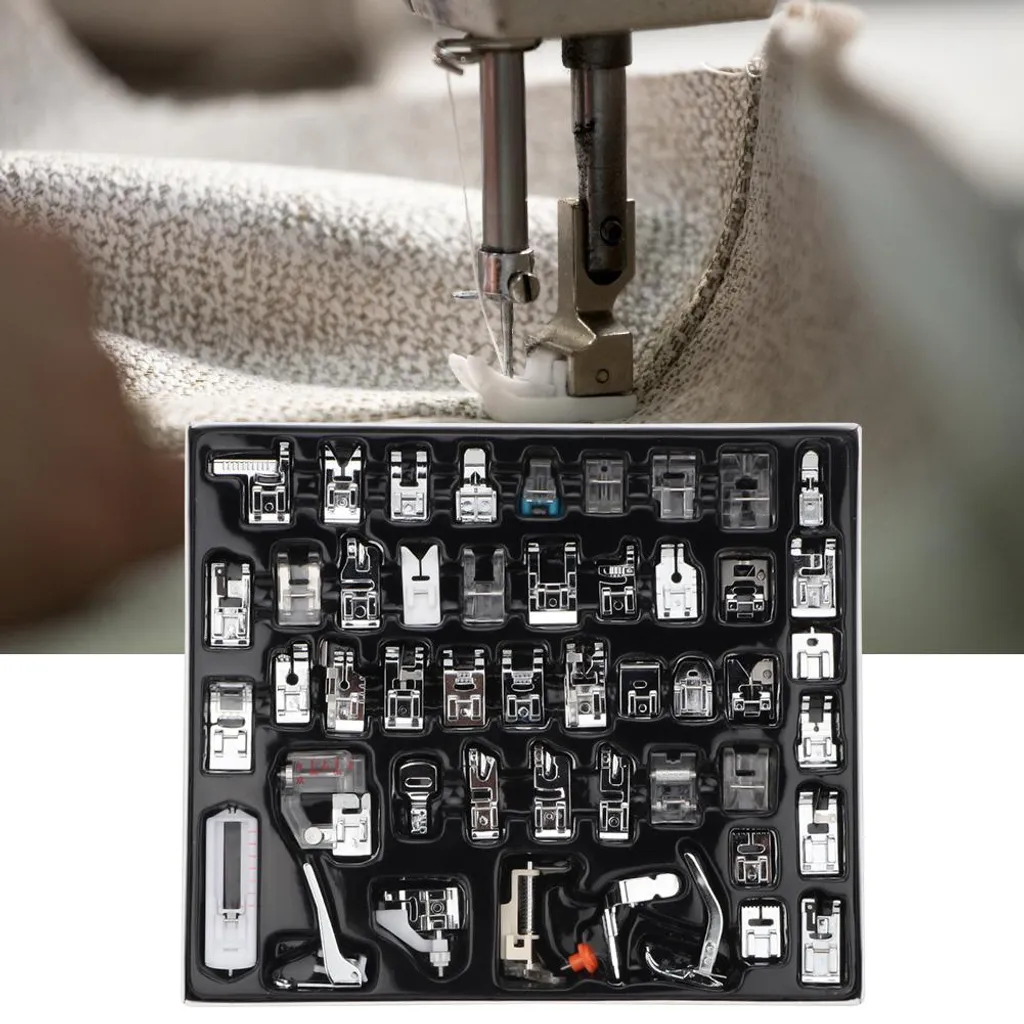 Ensemble Pieds Presseurs Universels pour Machine à Coudre (Set 48 Pièces) - 6