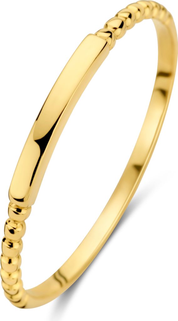 9NBG-0694-58 – New Bling – 14 karaat geelgouden ring – Maat 58