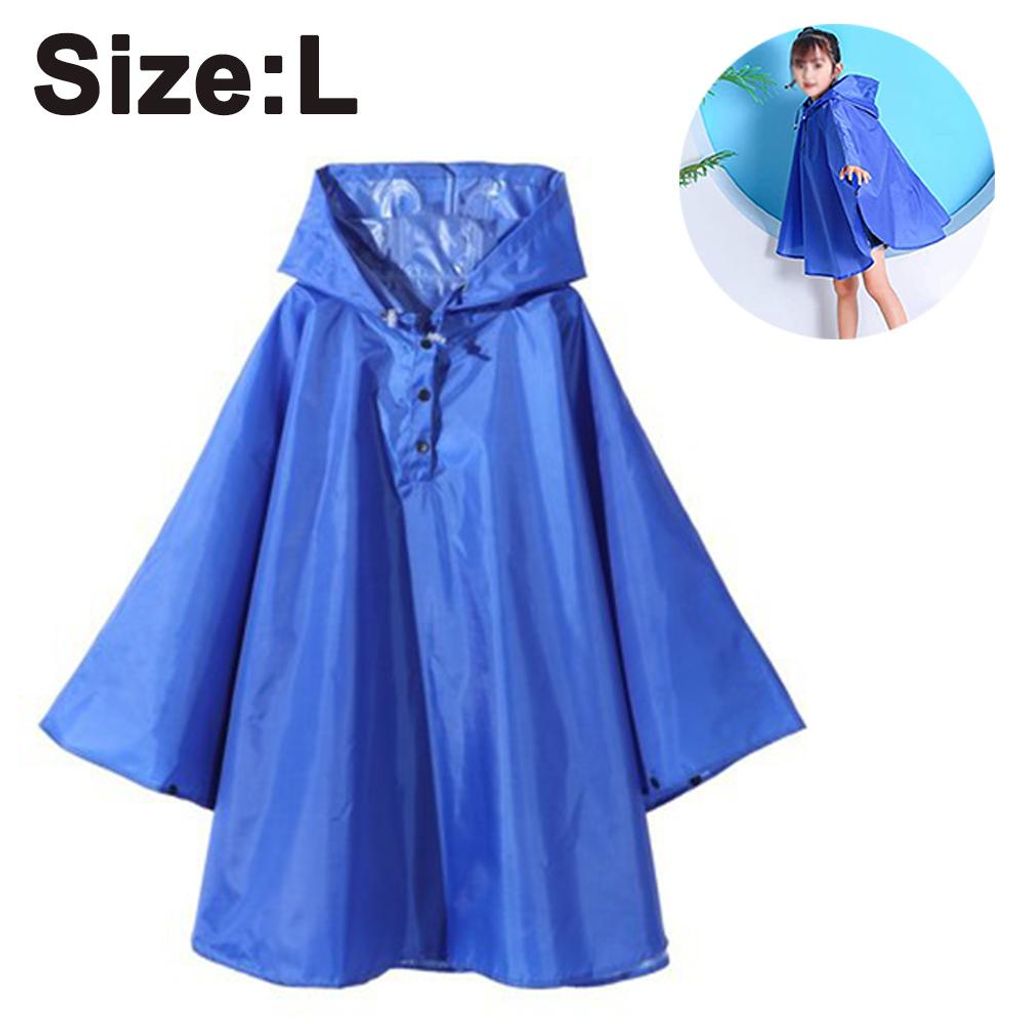 Regenponcho mit Kapuze für Kinder, Regenmantel