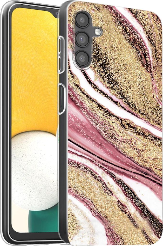 Hülle für Samsung Galaxy A13 5G / A04s Schutzhülle Marmor Motiv Handy Case Silikon Slim Cover