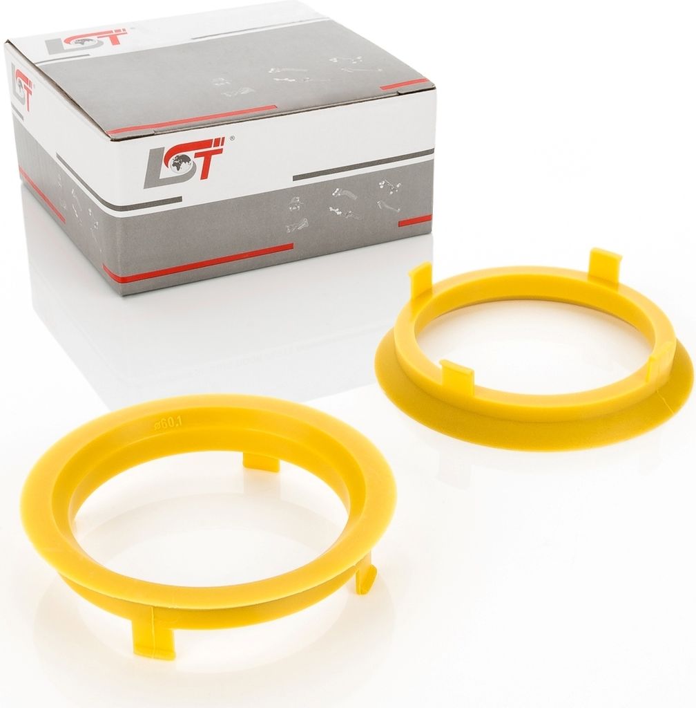 2x ZENTRIERRING DISTANZRING FÜR ALUFELGEN - GRÖßE Ø 70,1 mm - Ø 60,1 mm