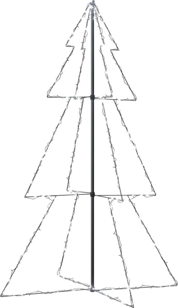 Weihnachtsbaum in Kegelform 240 LEDs Indoor Outdoor 118x180 cm
