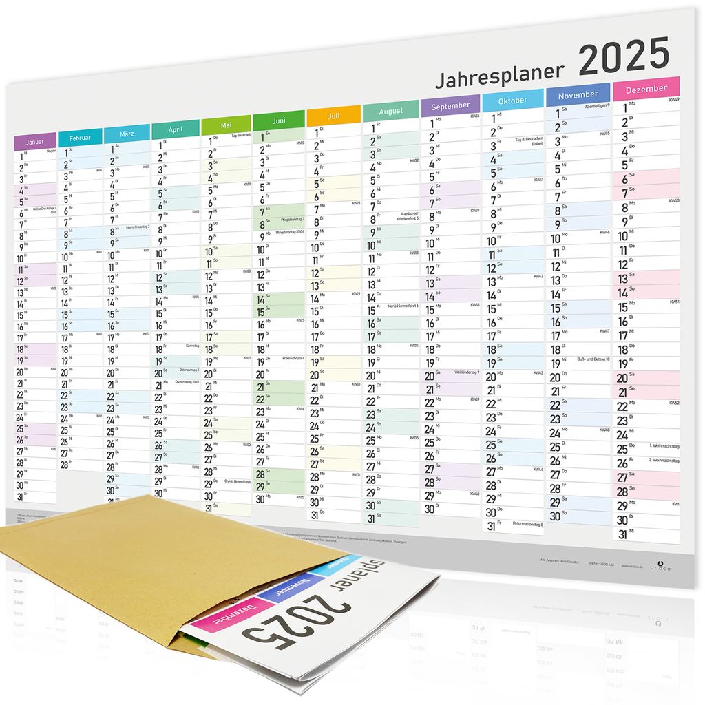 Wandkalender 2025 groß | XXL Jahresplaner 25, Produktbild 7