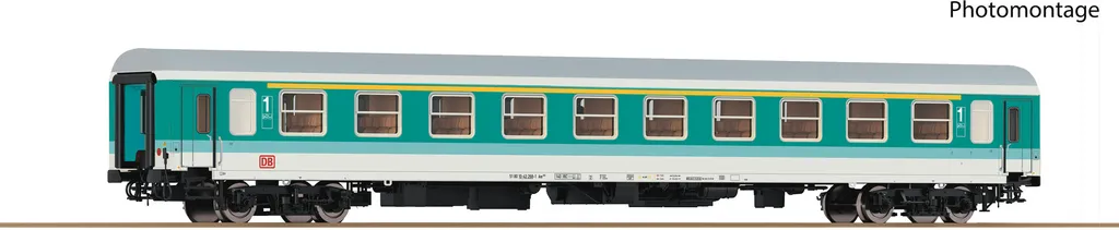 Voiture voyageurs 1ère classe Roco 74807 Eurofima CFF pour train HO