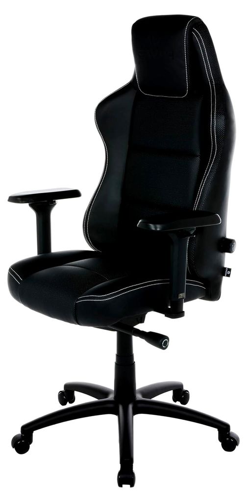 Eqlipse Night Coal | Ergonomischer Gaming- und Bürostuhl mit Lordosenstütze, Synchronmechanik und 4D Armlehnen | bis 110 kg