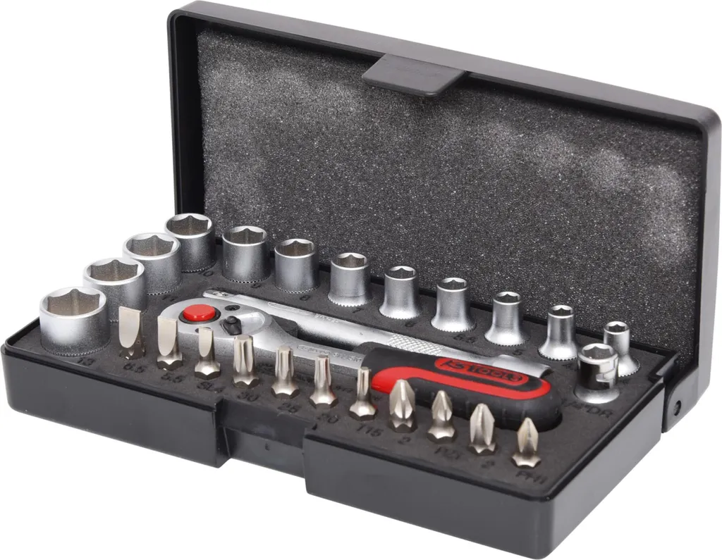 KS TOOLS 917.0626 Knarre Set 26 Pezzi 1/4" - Qualità Tedesca