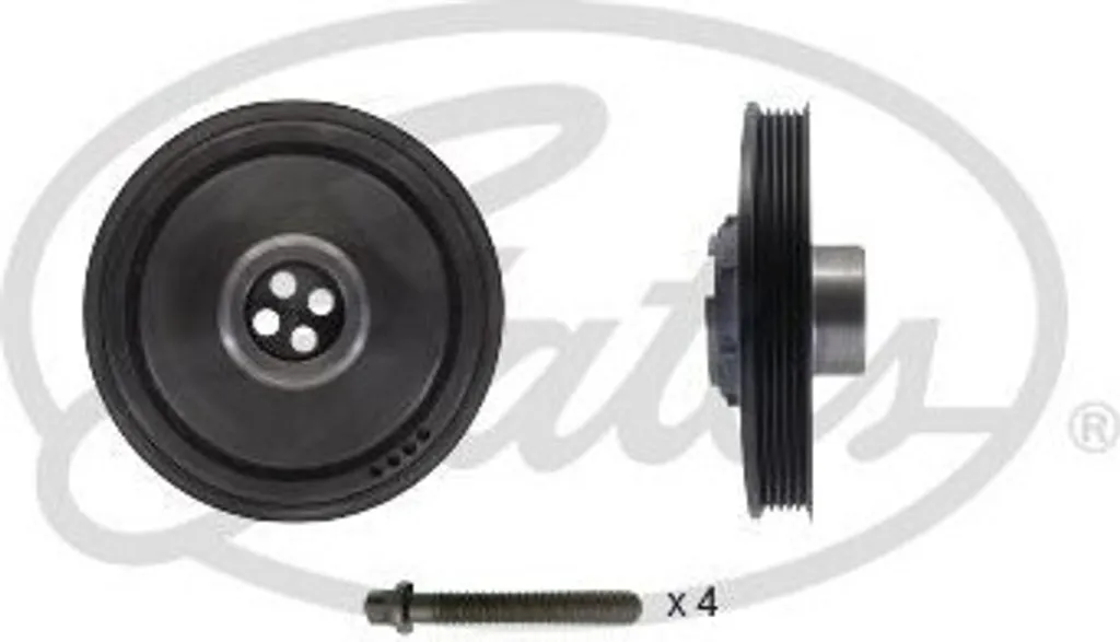 Poulie vilebrequin GATES TVD1200A : stoppez les bruits et vibrations moteur