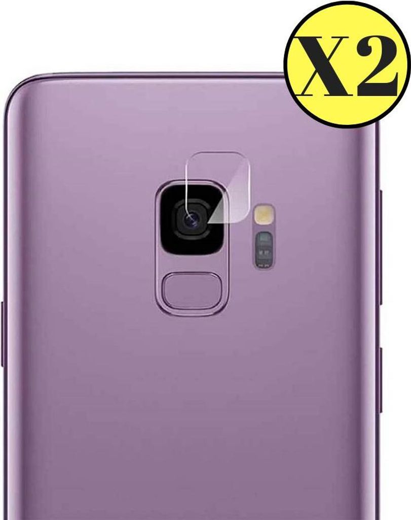 Kameraschutz für Samsung Galaxy S9 [2 Stück] Kamera Schutzfolie Durchsichtiges gehärtetes Glas Folie Rückseite Linse Kratzschutzfolie Linsensch...