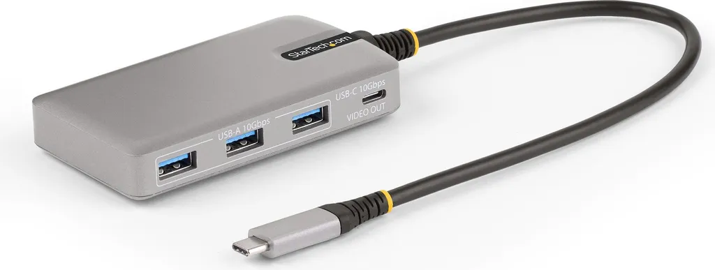 Adaptateur USB-C Multiport pour Télétravail : Vidéo 4K 60Hz et USB 10Gbps