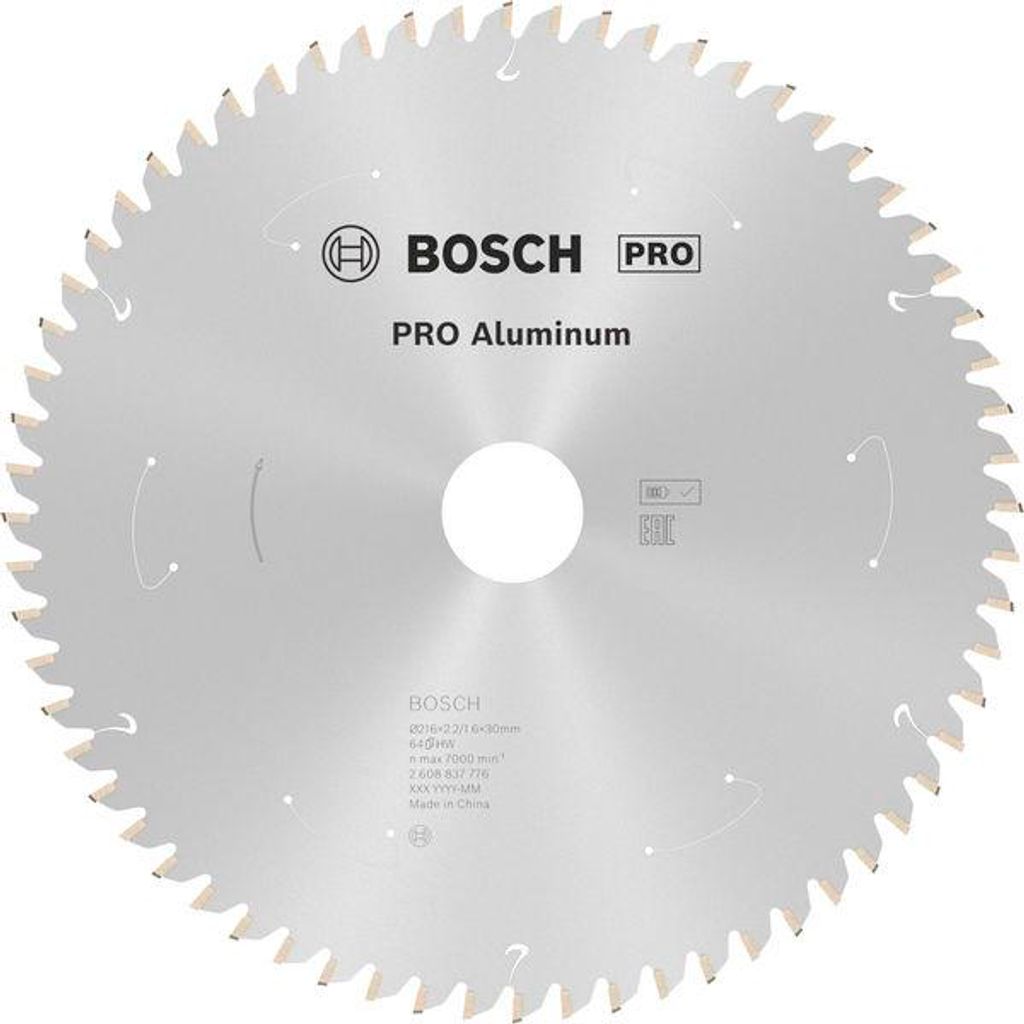 PRO Aluminium cordless Kreissägeblatt, 216 x 2,2 x 30 mm Produktbild 