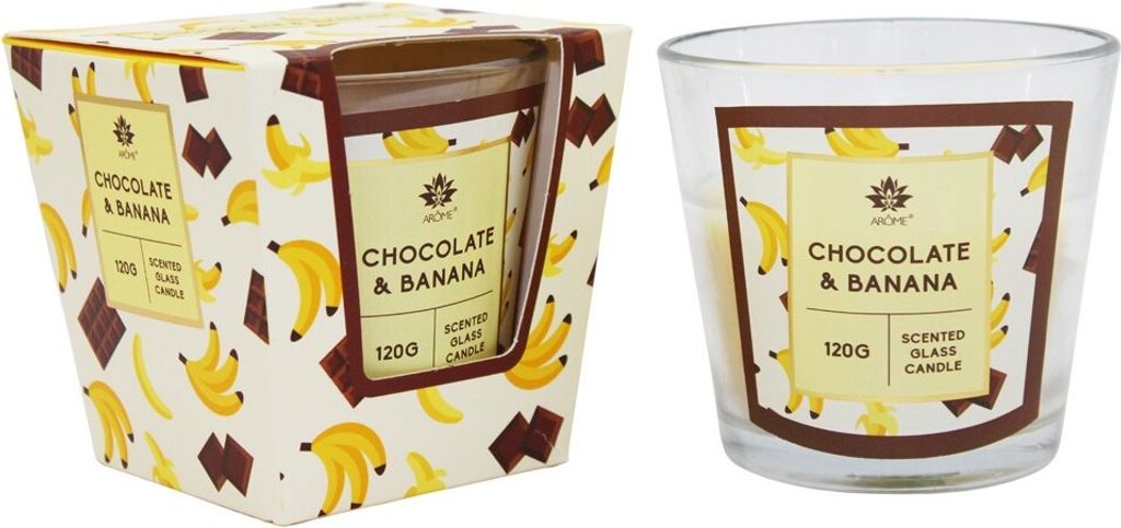Luxus-Duftkerze – Chocolate & Banana