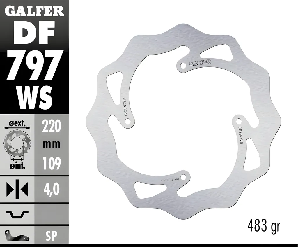 Disque de frein Racing pour KTM SX 85 et Freeride : Performance Galfer - 2
