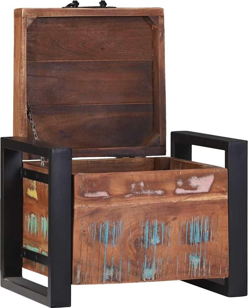 vidaXL Aufbewahrungs-Truhen 40 x 30 x 30 cm Massivholz Altholz