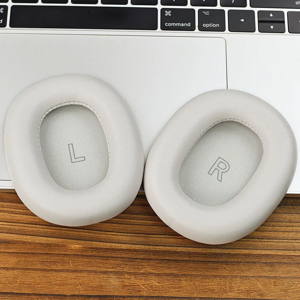 Kit 2 Cuscinetti per B&O H95 - Pelle Agnello e Memory Foam Beige - 3
