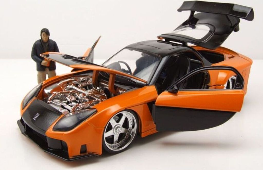 Jada – Mazda RX7 Metallisches Fahrzeug, Druckguss. Aus der Produktbild 15