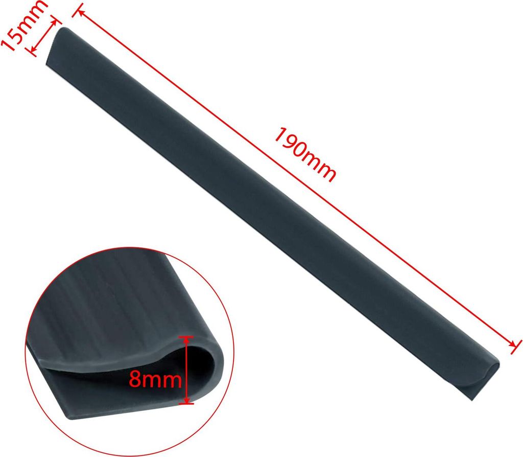 Befestigungsclips 50 Stück Universal PVC Klemmstreifen für Produktbild 2