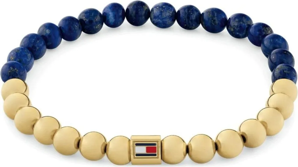 Bracelet perles lapis-lazuli pour homme et femme style bohème chic