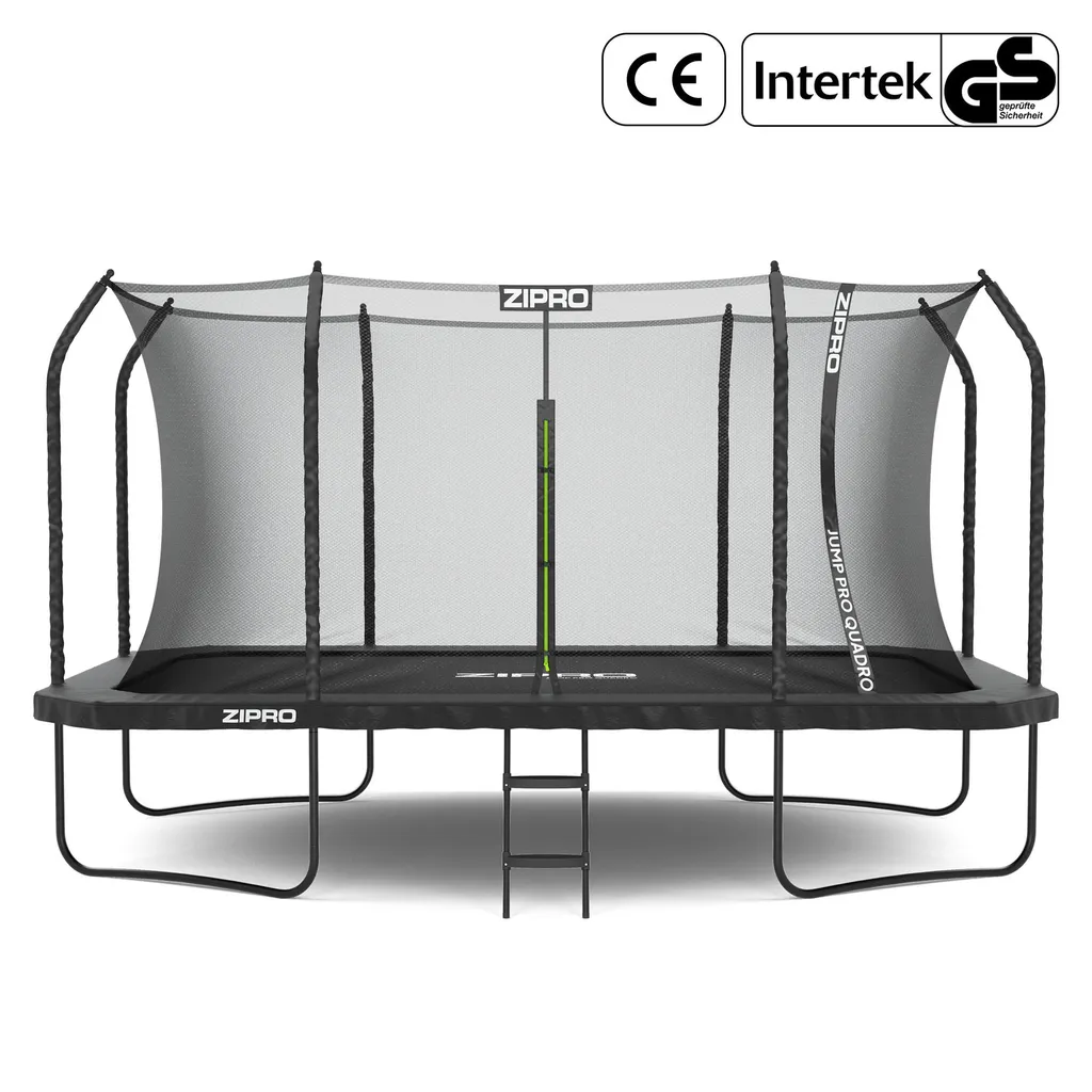 Trampoline pour Enfants et Famille ZIPRO Jump Pro 14FT Kit Extérieur