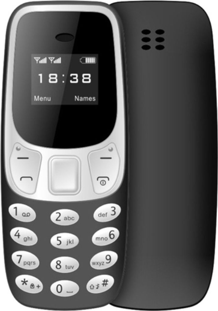 L8star Bm10 Mini Mobil Telefon Dual Sim Karte mit Mp3 Player Fm Entsperren Handy Voice Change Dialing Schwarz