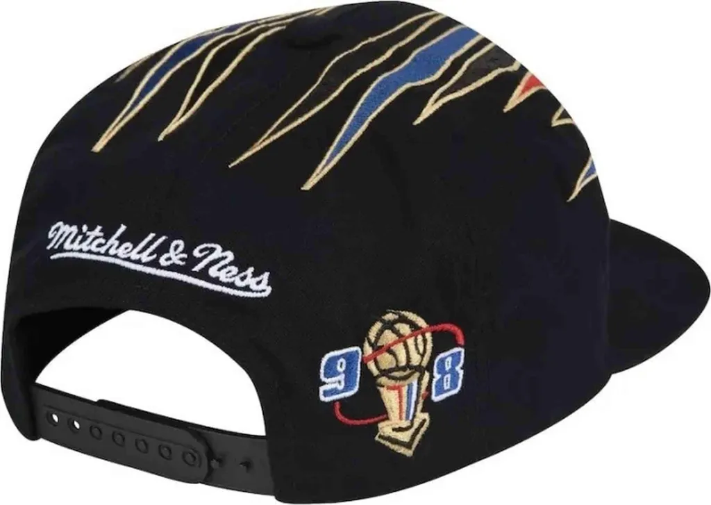 Casquette Mitchell & Ness Premium Noire Brodée Modèle HHSS1083 Authentique - 2