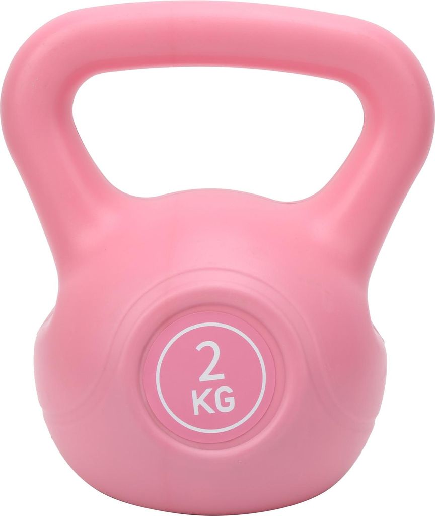 2 kg Fitness Kettlebell Arm Lifting Training Kessel Hantel mit weitem Griff Griff