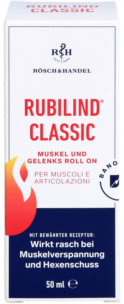 RUBILIND Classic, roll-on voor spieren en gewrichten, 50 Productafbeelding 