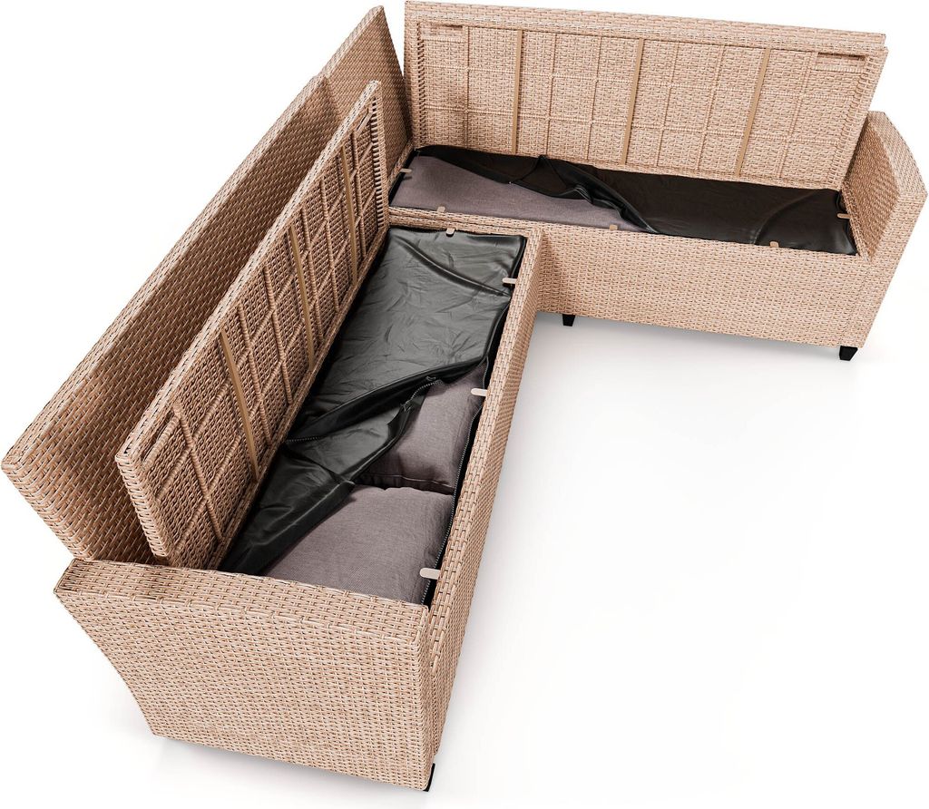di volio Polyrattan Sitzgruppe ROSSANO - Lounge Produktbild 