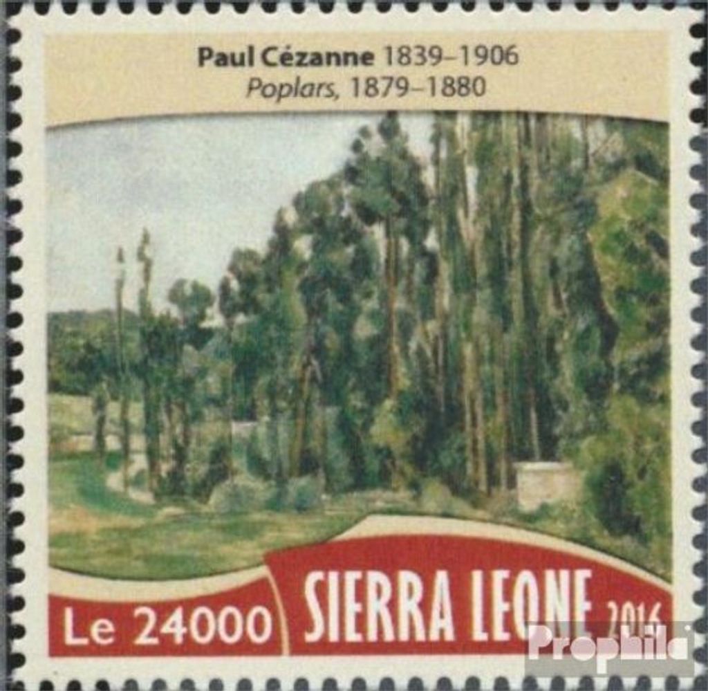 Briefmarken Sierra Leone 2016 Mi 7467 (kompl. Ausg.) postfrisch Musee dorsay