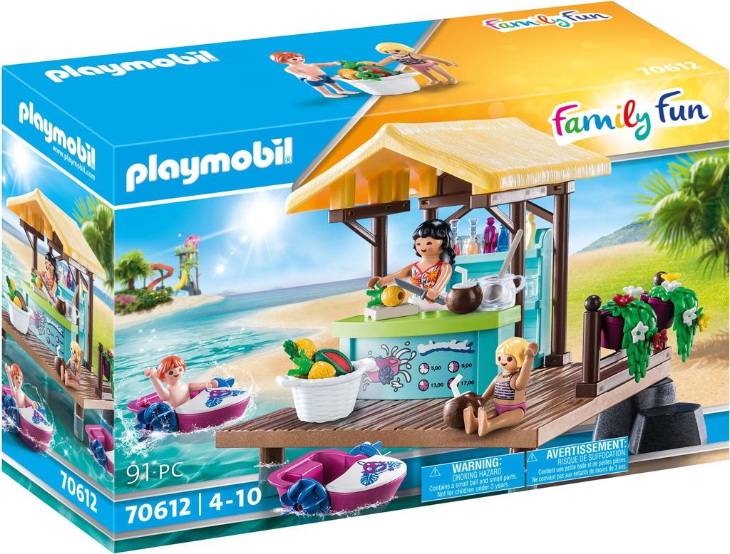 PLAYMOBIL Family Fun 70612 Paddleboot-Verleih mit Saftbar Produktbild 