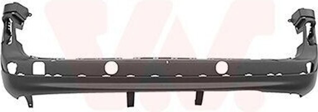 VAN WEZEL Heckstoßstange Stoßfänger Hinten passend für MERCEDES-BENZ CITAN Kasten (415) Citan Kombi / Tourer (415) CITAN Mixto (415) für RENAULT