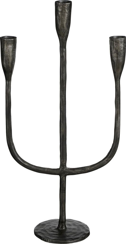 House of Seasons Stretto Kerzenhalter - L21 x B10 x H41 cm - Schwarz