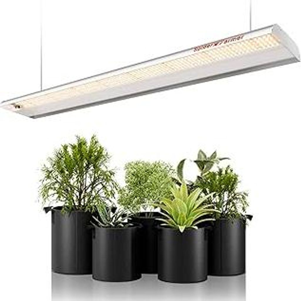 Spider Farmer LED Pflanzenlampe SF600 LED Grow Lampe Vollspektrum Grow Light Wachstumslampe für Zimmerpflanzen mit Reflektor Pflanzenleuchte Pflan...
